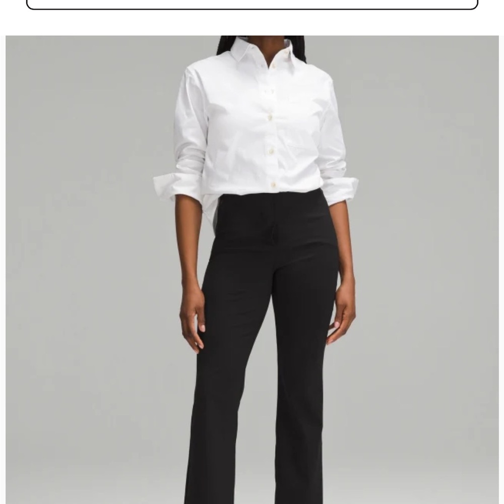Lululemon Smooth Fit Pull-On High-Rise Pant 6 Black